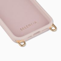 Selencia Coque arrière Rivièra avec MagSafe avec crochets amovibles Apple iPhone 17e / 16e - Sorbet Pink