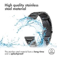 imoshion Bracelet en acier Fitbit Versa / Versa 2 / Versa Lite - Noir