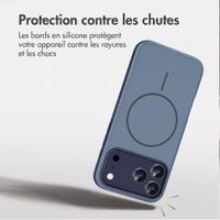 imoshion Coque arrière Color avec Thin MagSafe Ring Apple iPhone 17 Pro - Bleu foncé