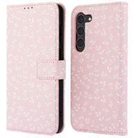 imoshion Étui de télephone portefeuille Design Samsung Galaxy S23 - Pink Bazaar Flowers