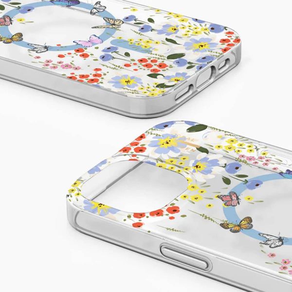 iDeal of Sweden Coque Clear MagSafe Apple iPhone 17e / 16e / 15 / 14 / 13 - Artistic Garden