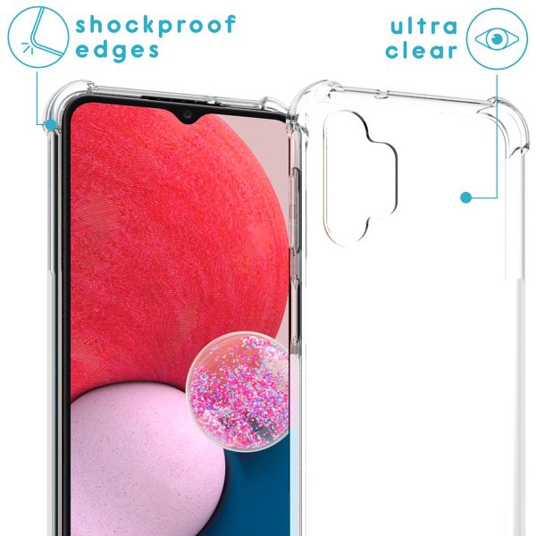 imoshion Coque arrière transparente avec cordon Samsung Galaxy A13 (4G) - Rose Doré