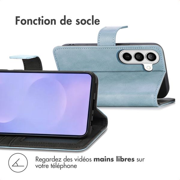 imoshion Étui de télephone portefeuille de luxe Samsung Galaxy S26 Plus - Bleu clair