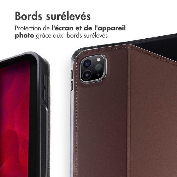 Accezz Coque tablette Classic Apple iPad Pro 12.9 (2020/2021/2022) - Marron