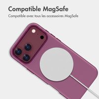 imoshion Coque arrière Color avec Thin MagSafe Ring Apple iPhone 18 Pro Max / 17 Pro Max - Violet