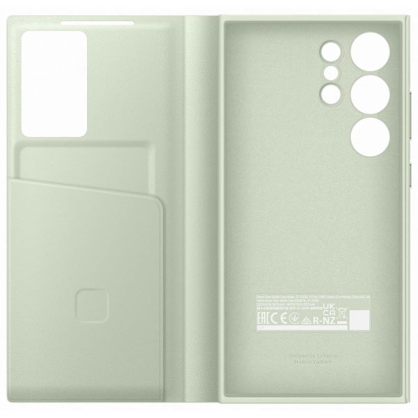 Samsung Original Coque S View Samsung Galaxy S24 Ultra - Light Green