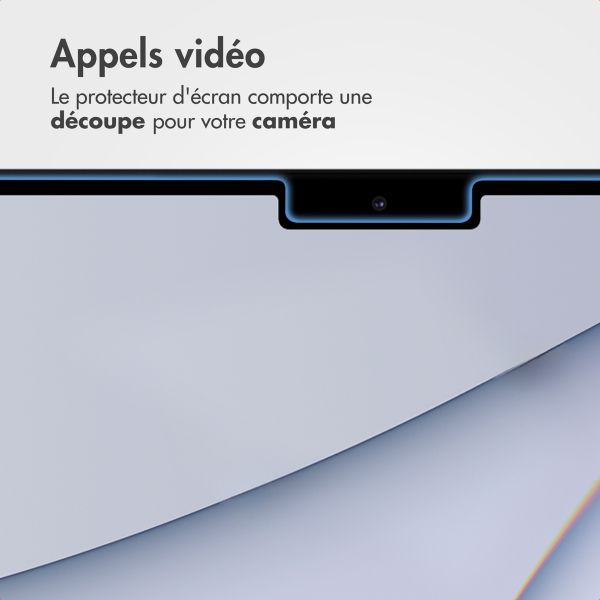 Accezz Protecteur d'écran en verre trempé l'Apple MacBook Pro 16 pouces (2021 / 2023 M3 / 2024 M4 / 2026 M5)