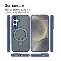 Accezz Coque Ring Stand avec MagSafe Samsung Galaxy S24 - Bleu