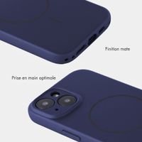 Accezz Coque Grip avec MagSafe Apple iPhone 13 - Bleu foncé