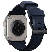 Nomad Bracelet robuste FKM Apple Watch | 44/45/46/49 mm - Noir / Bleu