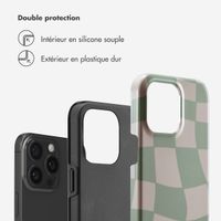 Selencia Coque arrière Vivid Apple iPhone 15 Pro Max - Groovy Sage Green