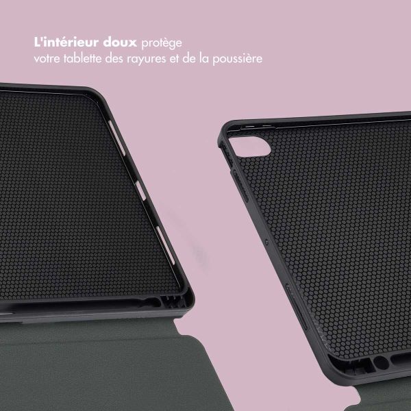 Selencia Coque tablette Vivid Apple iPad 11 (2025) 11 pouces A16 / iPad 10 (2022) 10.9 pouces - Marble Plum
