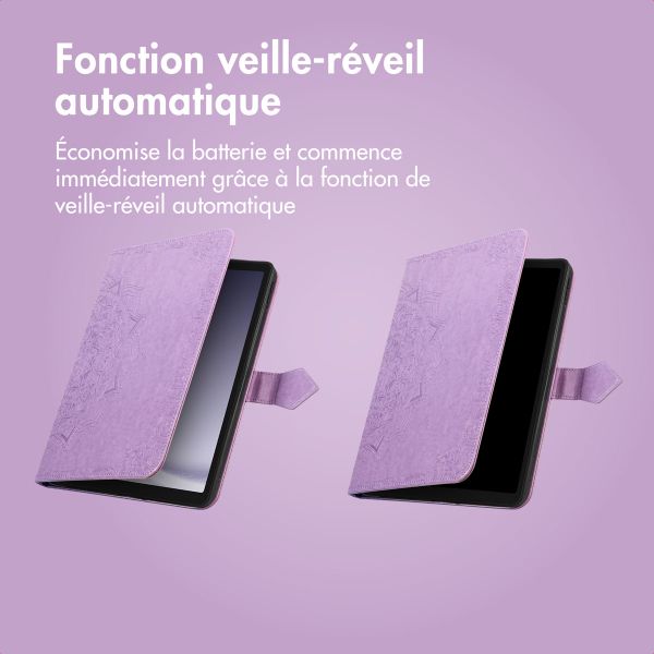 imoshion Coque tablette Samsung Galaxy Tab A9 Plus - Lilas