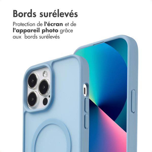imoshion Coque Color Guard avec MagSafe Apple iPhone 13 Pro Max - Bleu clair