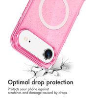 imoshion Coque Pailletée avec MagSafe Apple iPhone Air - Rose