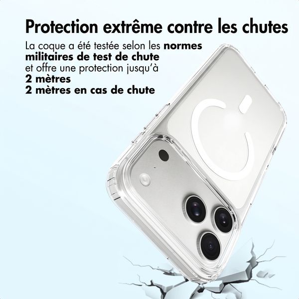 Accezz Coque arrière Xtreme Impact avec MagSafe Apple iPhone 18 Pro Max / 17 Pro Max - Transparent