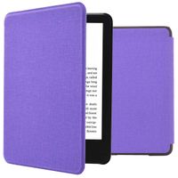 imoshion Étui de liseuse portefeuille Canvas Amazon Kindle (2024) / Amazon Kindle (2022) 11th gen - Violet