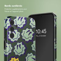 Selencia Coque arrière Vivid Samsung Galaxy A15 (5G) - Wavy Smiley Green