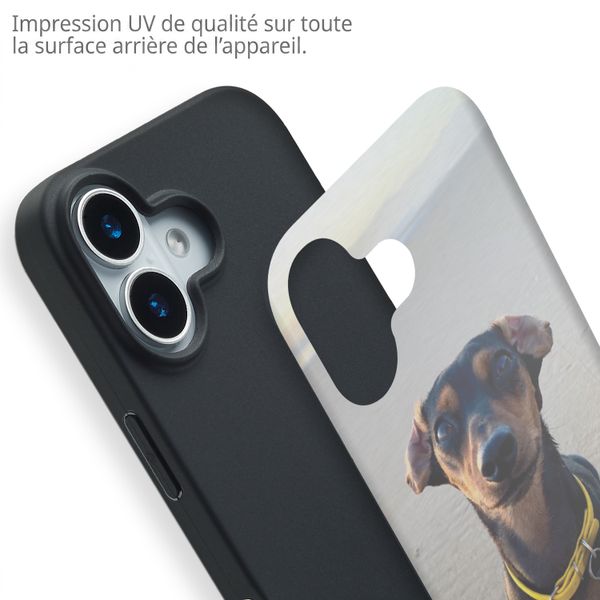 Concevez votre propre coque en gel Apple iPhone 17 - Noir