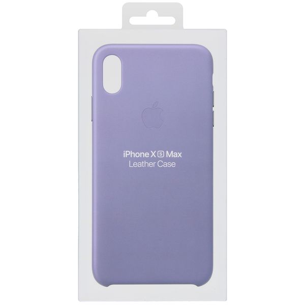 Apple Coque Leather Apple iPhone Xs Max - Lila