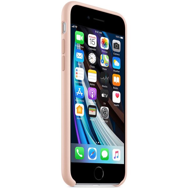 Apple Coque en silicone Apple iPhone SE (2022 / 2020) - Pink Sand