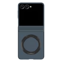 Accezz Color Backcover avec MagSafe et support à anneau Samsung Galaxy Z Flip 8 - Bleu foncé