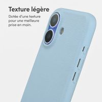 imoshion Coque arrière Texture Apple iPhone 16 - Bleu clair