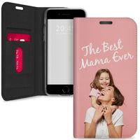 Concevez votre propre housse portefeuille Apple iPhone SE (2022 / 2020) / 8 / 7 / 6(s) - Blanc
