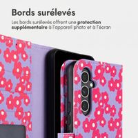 imoshion Étui de télephone portefeuille Design Samsung Galaxy A54 (5G) - Dusty Rose Blossoms
