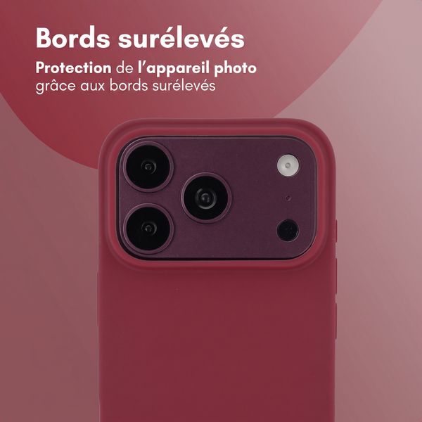 imoshion Coque Couleur Apple iPhone 18 Pro / 17 Pro - Bordeaux