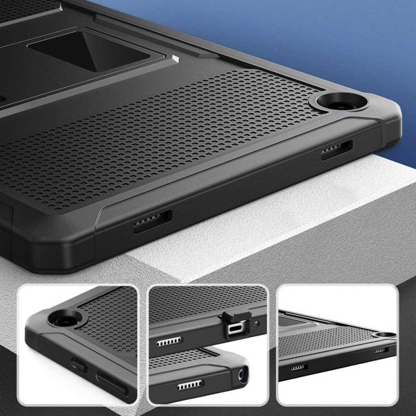 Accezz Coque Rugged Back Samsung Galaxy Tab A9 Plus - Noir