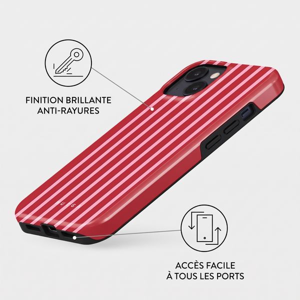 Burga Coque Tough MagSafe Apple iPhone 14 - Strawberry Jam