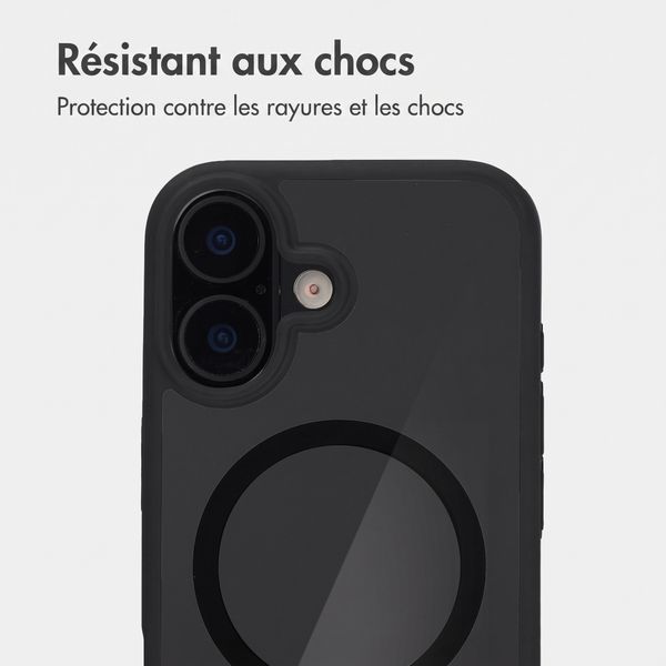 Accezz Coque arrière Hold avec MagSafe Apple iPhone 17 - Black