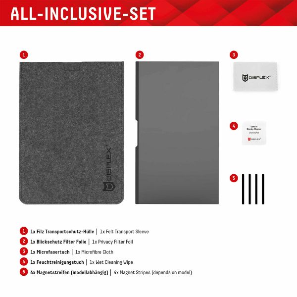 Displex Protection d'écran magnetique Privacy Safe Apple MacBook Pro 14.2 pouces