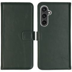 Selencia Étui portefeuille en cuir véritable Samsung Galaxy S23 FE - Vert