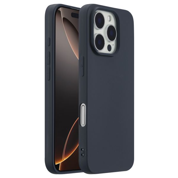 imoshion Coque Couleur Apple iPhone 16 Pro - Bleu foncé