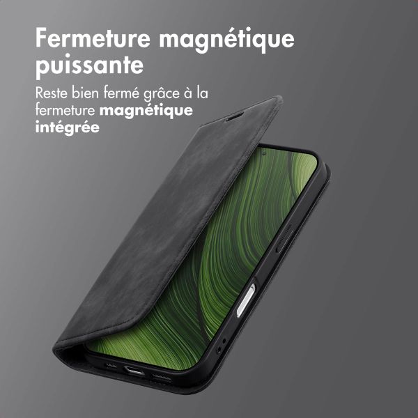 imoshion Étui de téléphone portefeuille Slim Fairphone 6 - Noir