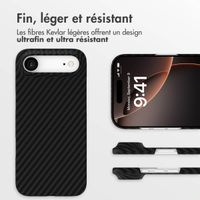 Accezz Coque Kevlar® MagSafe Apple iPhone Air - Noir