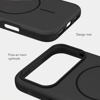 imoshion Coque arrière Color avec Thin MagSafe Ring Apple iPhone 18 Pro / 17 Pro - Noir