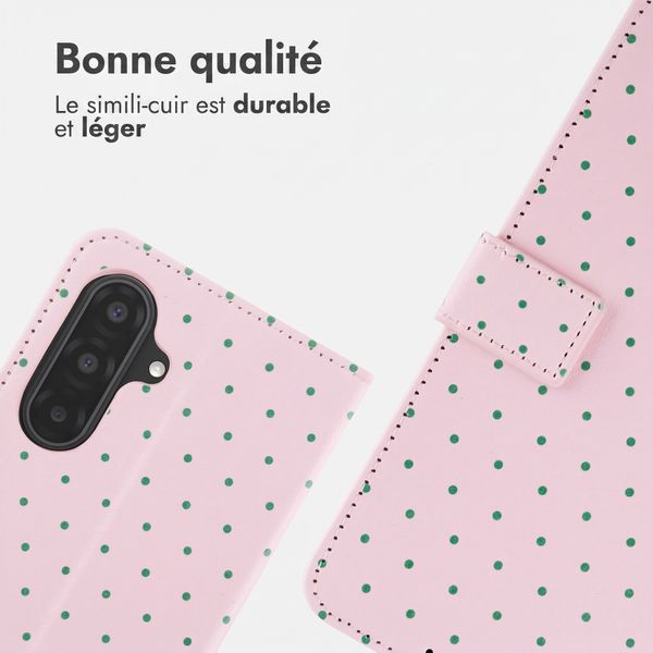 imoshion Étui de télephone portefeuille Design Samsung Galaxy A17 (5G) / (4G) - Happy Dots