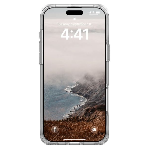 UAG Coque arrière Plyo XTE avec MagSafe et béquille Apple iPhone 16 Pro Max - Clear Titanium
