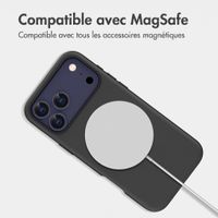 imoshion Coque arrière Color avec Thin MagSafe Ring Apple iPhone 17 Pro Max - Noir