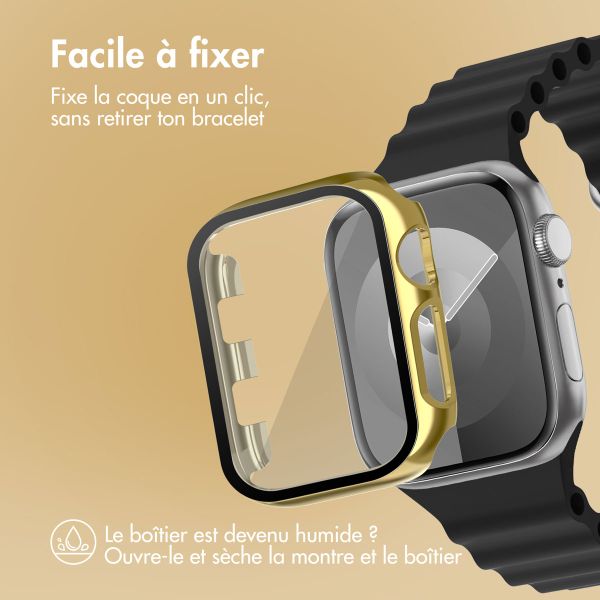 imoshion Coque rigide brillante à couverture complète Apple Watch 1 / 2 / 3 - 42 mm - Doré