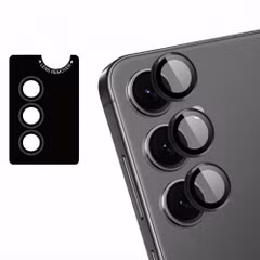 imoshion Lot de 2 protections d'objectif de caméra Samsung Galaxy S25 Plus- Noir