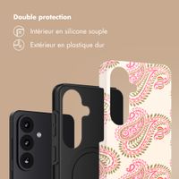 Selencia Coque arrière Vivid Samsung Galaxy S26 - Paisley Blush