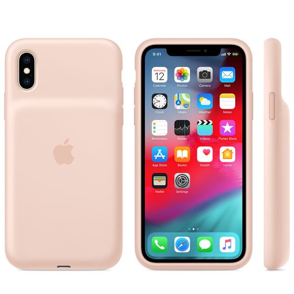 Apple Coque Smart Battery Apple iPhone Xs / X - Pink Sand