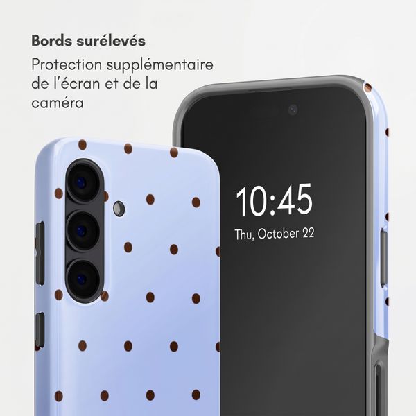 Selencia Coque arrière Vivid Samsung Galaxy S24 - Happy Dots Digital Sky