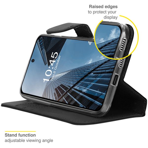 Accezz Étui de télephone Wallet Samsung Galaxy S21 FE - Noir