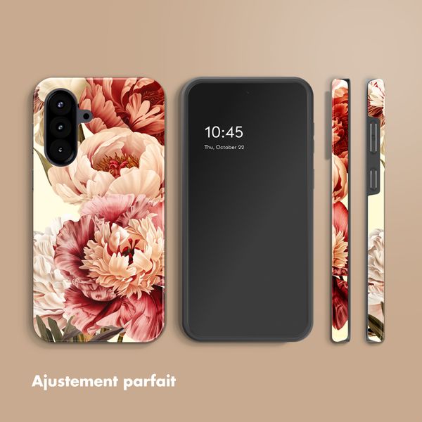 Selencia Coque arrière Vivid Samsung Galaxy A57 (5G) - Vintage Peony