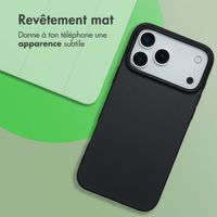 imoshion Coque Couleur Apple iPhone 17 Pro Max - Noir